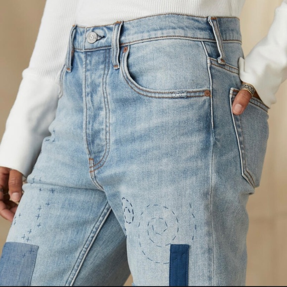 Patchwork Jeans / Sundance Catalog / Avalee Jeans - Size 25 - Picture 3 of 11